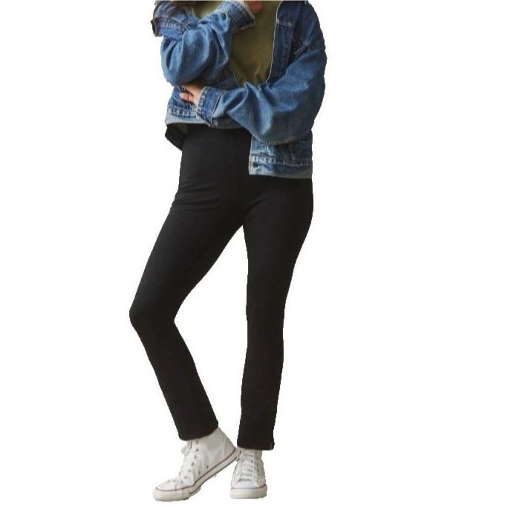 American Giant Women's Ponte Kick Flare Pant Legging Pull On Cropped 10